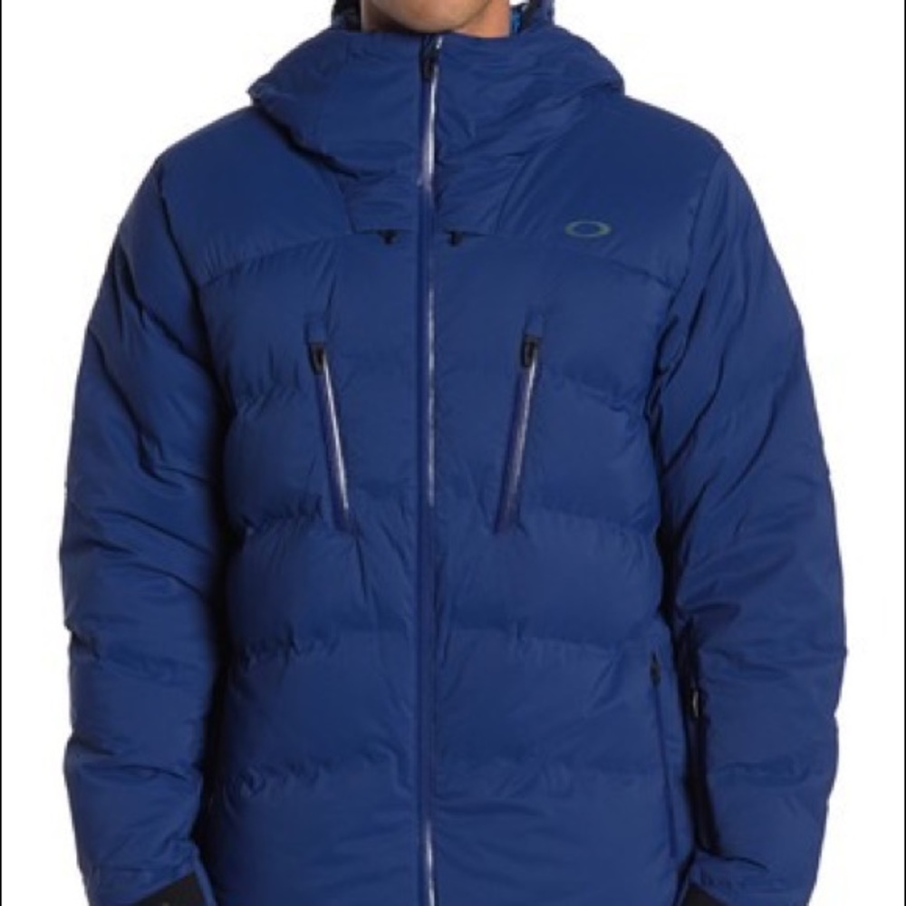 Oakley Men’s ski down jacket 15k in dark blue